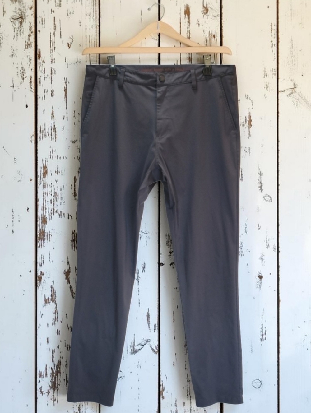 Rhone Commuter Pants Slim Fit Grey Men's Size 34 Style 100036 EUC